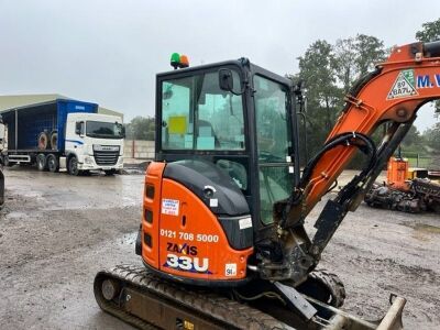 2021 Hitachi ZX33U-6CLR Mini Digger - 4