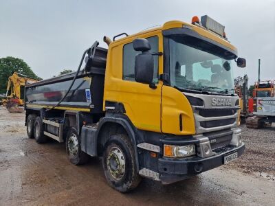 2016 Scania P410 8x4 Steel Body Tipper