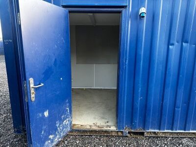 20ft x 8ft 50/50 Split Office & Stores Anti Vandal Container - 3