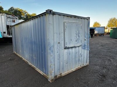 20ft x 8ft 50/50 Split Office & Stores Anti Vandal Container - 2