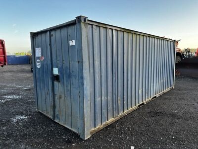 20ft x 8ft 50/50 Split Office & Stores Anti Vandal Container - 3