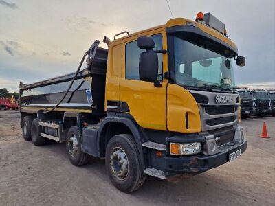 2016 Scania P410 8x4 Steel Body Tipper