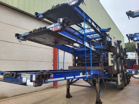 3 x 2013 SDC Triaxle Sliding Skeletal Trailers