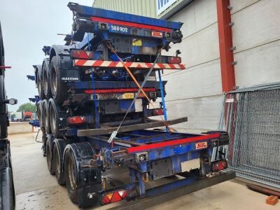 3 x 2013 SDC Triaxle Sliding Skeletal Trailers - 4