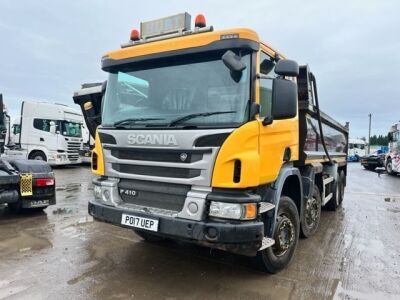 2017 Scania P410 8x4 Steel Body Tipper