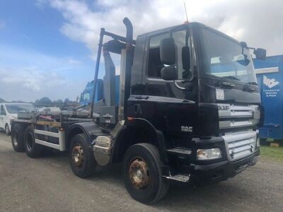 2007 DAF CF85 360 8x4 Hook Loader