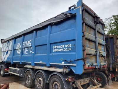 2018 BMI Triaxle Hardbox Scrap Spec Tipping Trailer - 2