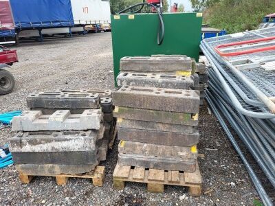 Qty of Temporary Fence Panels + Quantity of Feet - 2
