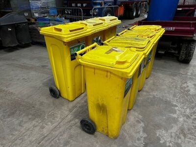 7 x Spill Kit Wheelie Bins - 2