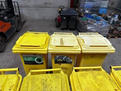 7 x Spill Kit Wheelie Bins - 3