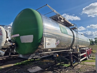 2007 LAG Triaxle Insulated Tanker Trailer