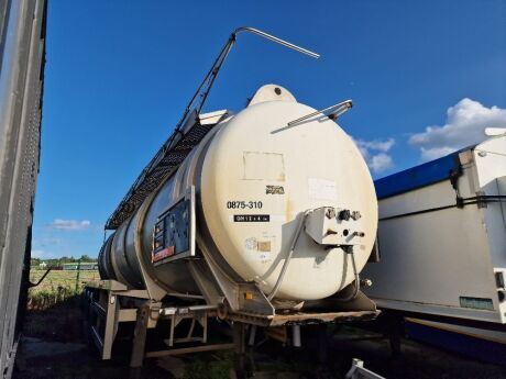 2004 Indox Triaxle Alloy 26000 Litre Tanker Trailer