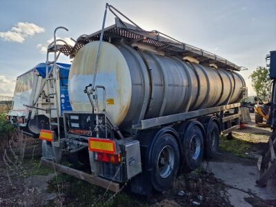 2004 Indox Triaxle Alloy 26000 Litre Tanker Trailer - 3