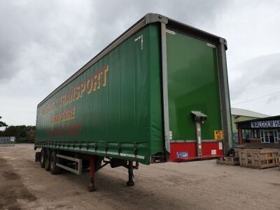 2016 Montracon Triaxle Curtainside Trailer - 2