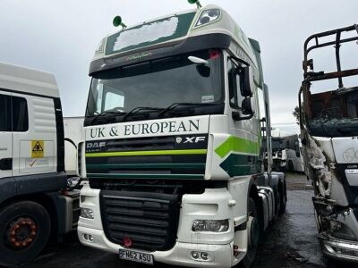 2012 DAF XF 105 6x2 Midlift Tractor Unit