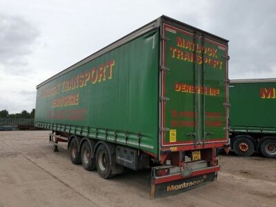 2016 Montracon Triaxle Curtainside Trailer - 4