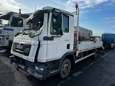 2013 MAN TGL 7-150 4x2 Dropside Beavertail Flat