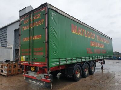 2016 Montracon Triaxle Curtainside Trailer - 3