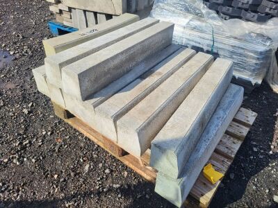 Pallet of Various Kerbstones 