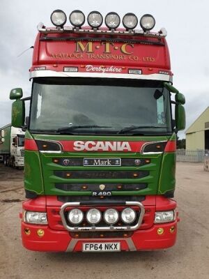 2014 Scania R490 6x2 Topline Tractor Unit - 6