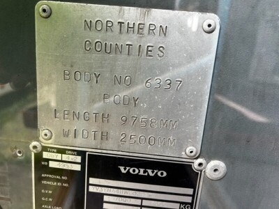1997 Volvo Northern Counties Double Decker 78 Seat Service Bus - 12