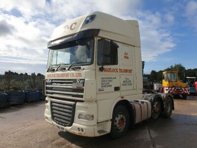 2011 DAF XF105 460 Super Space 6x2 Tractor Unit