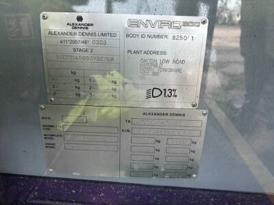 2012 Alexander Dennis 38 Seats Service Bus - 12