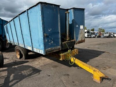 Single Axle Drawbar Alloy Body Tipping Trailer