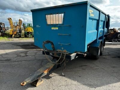 Henton HB12T Tandem Axle Drawbar Tipping Trailer