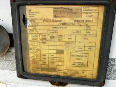 2021 Fruehauf Triaxle Belt Ejector Trailer - 20