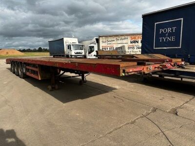 2001 Weightmaster Triaxle Flat Trailer