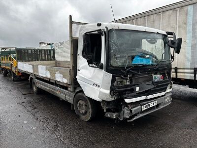 2009 Mercedes 816 4x2 Dropside Truck