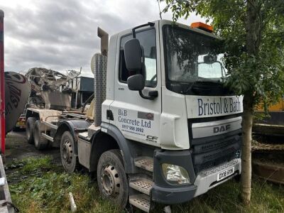 2018 DAF CF440 8x4 Cement Mixer Chassis