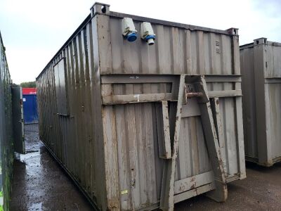 20ft x 8ft Hook Loader Anti Vandal Tool Shed, Canteen & Drying Room