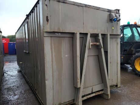 20ft x 8ft Hook Loader Anti Vandal Tool Shed, Canteen & Drying Room