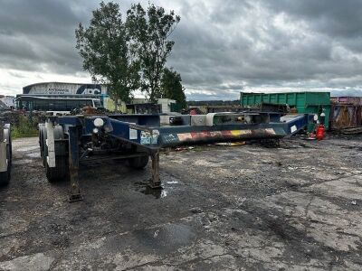 2010 Dennison Triaxle Sliding Skeletal Trailer