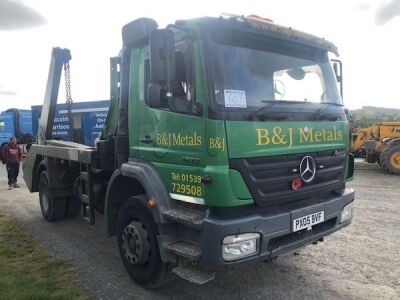 2005 Mercedes Axor 1823 4x2 Extending Arm Skip Loader