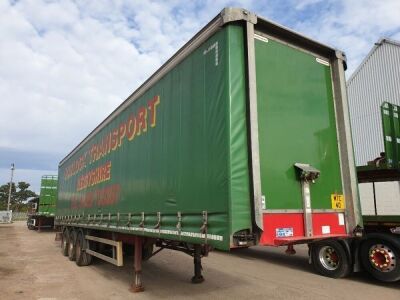 2015 Montracon Triaxle Curtainside Trailer