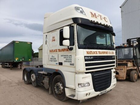 2013 DAF XF105 460 Super Space 6x2 Tractor Unit