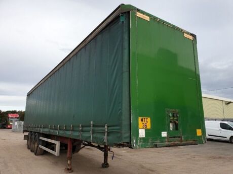 2005 Montracon Triaxle Curtainside Trailer