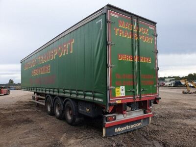 2016 Montracon Triaxle Curtainside Trailer - 4