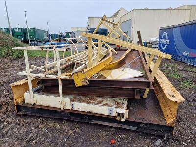 15m (Approx) Weigh Bridge Bed + Quantity of Steel Frames & Ladders - 5