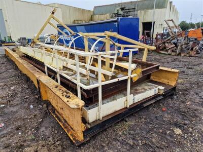 15m (Approx) Weigh Bridge Bed + Quantity of Steel Frames & Ladders - 6