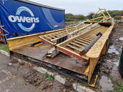 15m (Approx) Weigh Bridge Bed + Quantity of Steel Frames & Ladders - 8