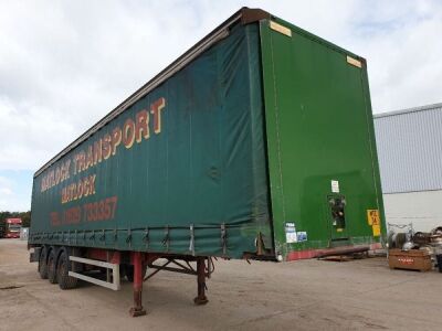 2004 Montracon Triaxle Curtainside Trailer