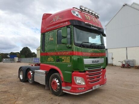 2017 DAF XF 510 Super Space 6x2 Tractor Unit