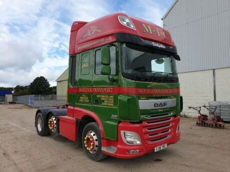 2016 DAF XF 510 Super Space 6x2 Tractor Unit