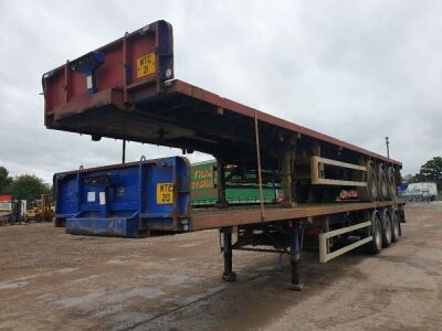 2006 Corus Triaxle 40ft Flat Trailer - 2