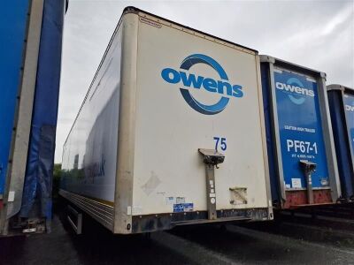 2015 Montracon Triaxle Box Van Trailer