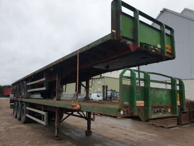 2002 Montracon Triaxle Flat Trailer